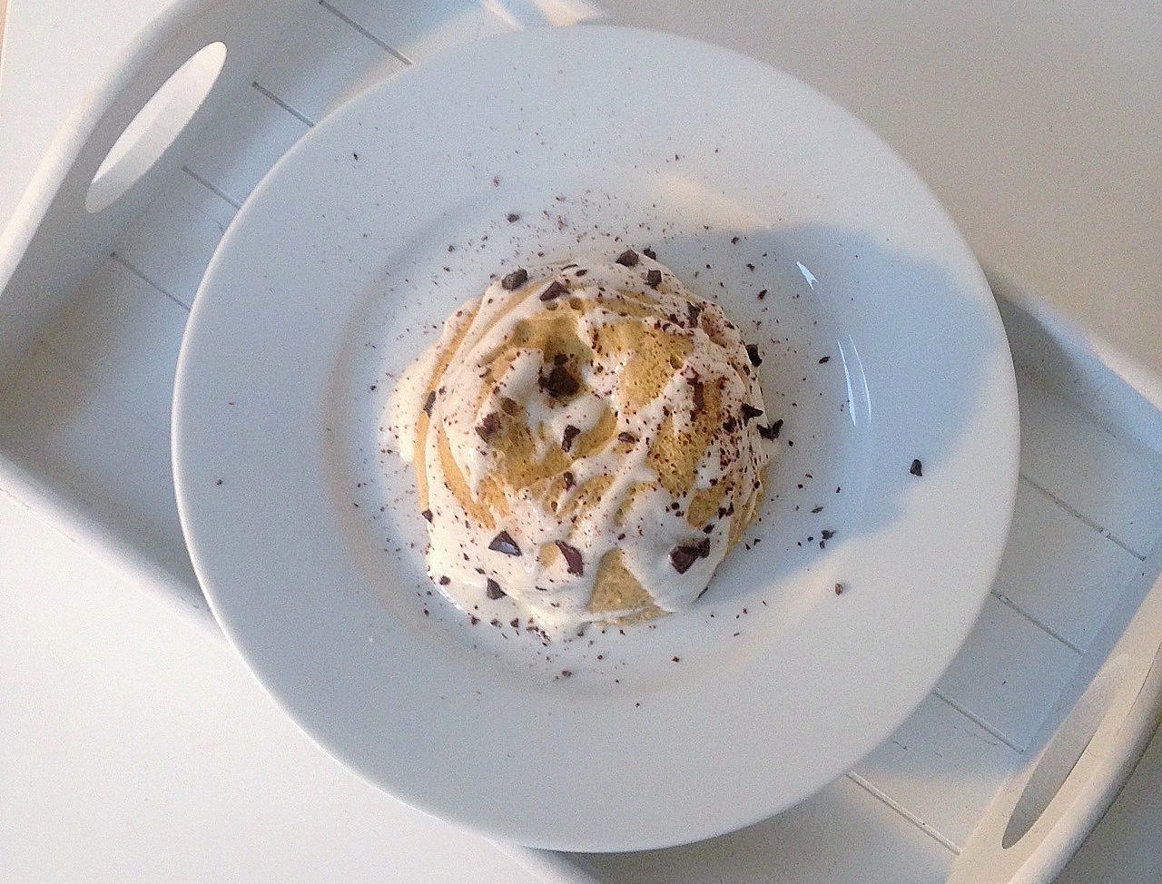 Bowlcake vanille-chocolat pour un petit-déjeuner équilibré